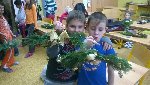 Adventní dekorace 4.D 2015/16