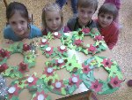 Adventní tvoření 2.D 2013/14