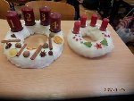 Adventní věnce 5.B 2016/17