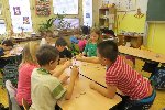 Keramická dílna - výroba andílků 2.A 2013/14