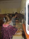 Pečení lineckého cukroví, příprava studené kuchyně 4.C 2010/11