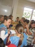 Pečení lineckého cukroví, příprava studené kuchyně 4.C 2010/11
