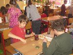Pečení lineckého cukroví, příprava studené kuchyně 4.C 2010/11
