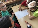 Příprava na vánoční besídku 5.B 2018/19