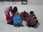 Stavby ze sněhu 5.A 2012/13