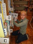 V knihovně - říjen  2.C 2011/12