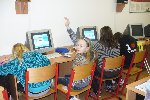 V počítačové učebně 5.A 2010/11