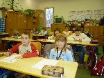 Ve třídě před Vánocemi 1.B 2009/10