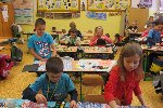 Výroba adventních věnců 2.A 2013/14