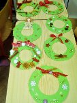 Výroba adventního věnečku 1.A 2017/18
