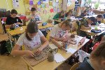 Výroba kachlí ke Dni matek 5.A 2016/17