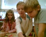 Čert, Mikuláš, anděl a sněhulák 4.B 2007/08
