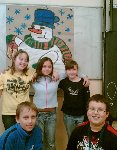 Čert, Mikuláš, anděl a sněhulák 4.B 2007/08
