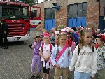 Den dětí u hasičů 1.D 2007/08