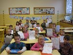 Pololetní vysvědčení 2.B 2008/09